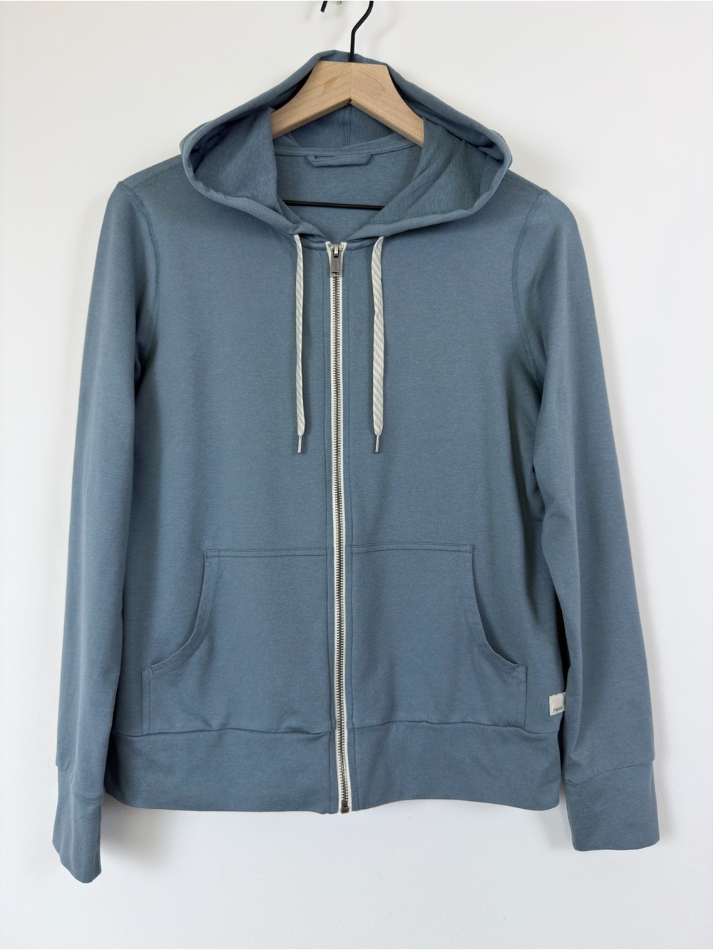Vuori Halo Performance Hoodie 2.0 Blue Small Full Zip